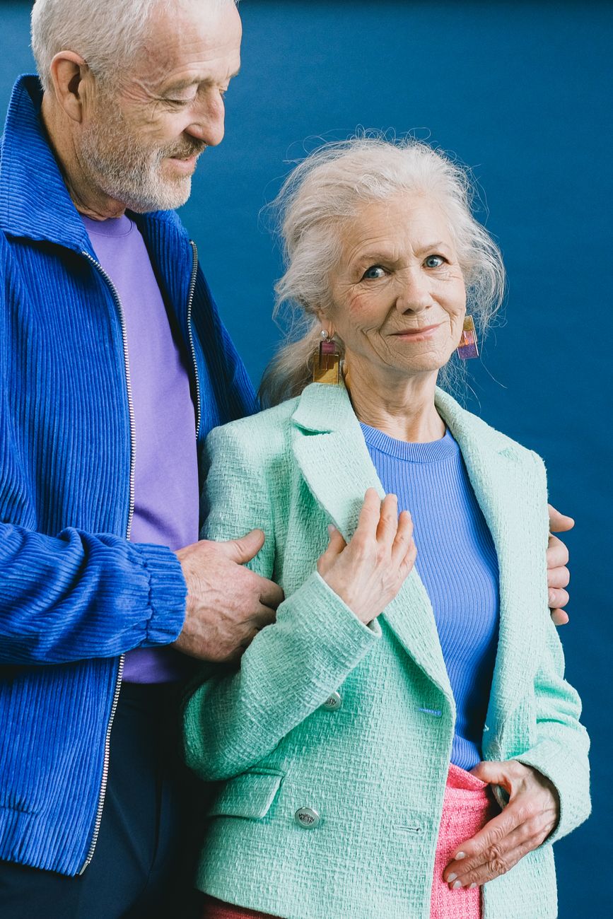 photo of an elderly man and woman
